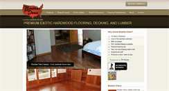 Desktop Screenshot of brazilianhardwood.com